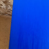 Blue and white mustache chest of drawers