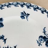 2 round dishes and 2 old Chardons model serving bowls by Gien