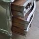 Commode style louis XV argente 3 tiroirs