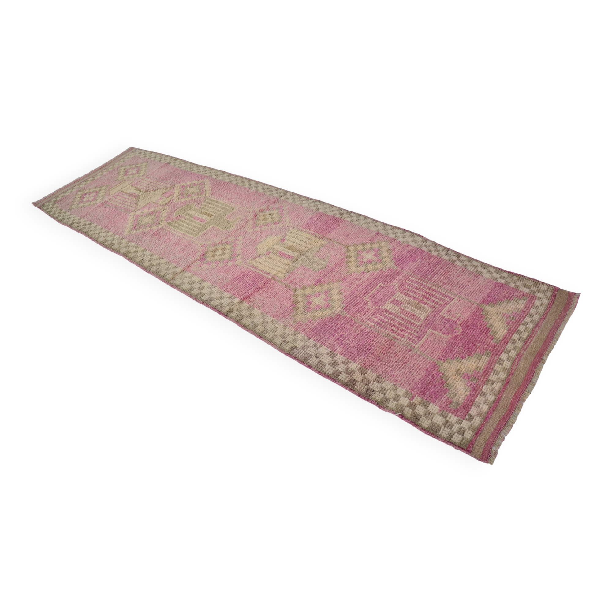 Neutral Light Pink Vintage Runner sku 2209