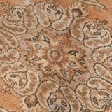 7x9 Vintage Salmon Orange & Beige Living Room Persian Vintage Rug,168x257cm