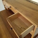 Solid walnut graduated desk