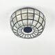 Large Mid-Century Glass Ceiling Light from Limburg, Germany, 1960s