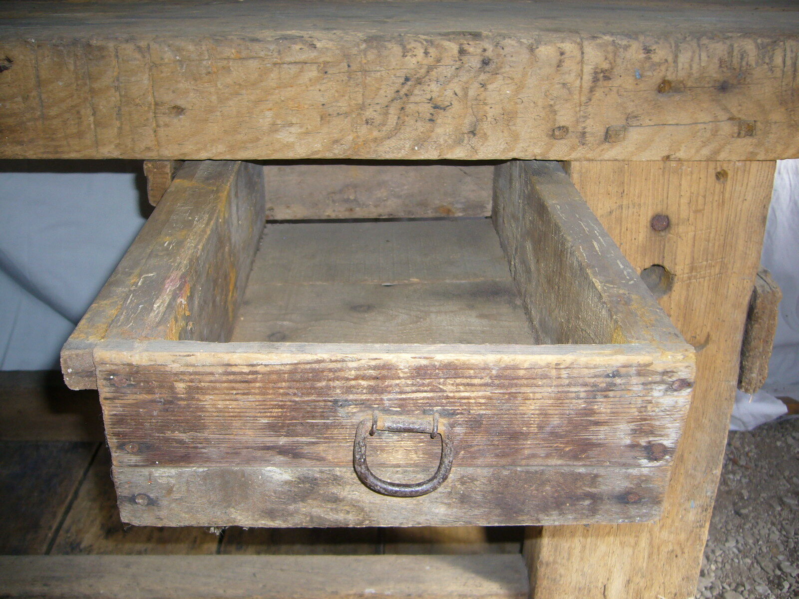Old-established with its vertical wooden noose and drawer