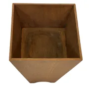 Jardinière en bois minimaliste, géométrique vintage
