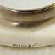 Christofle / galia trays in hallmarked silver metal in their case