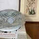 Vintage wall light ceiling fixture transparent glass 1970s 1980s