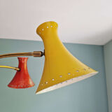 Diabolo articulated chandelier, Italian design, 1950s-60s