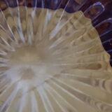 Vase en verre brun art déco