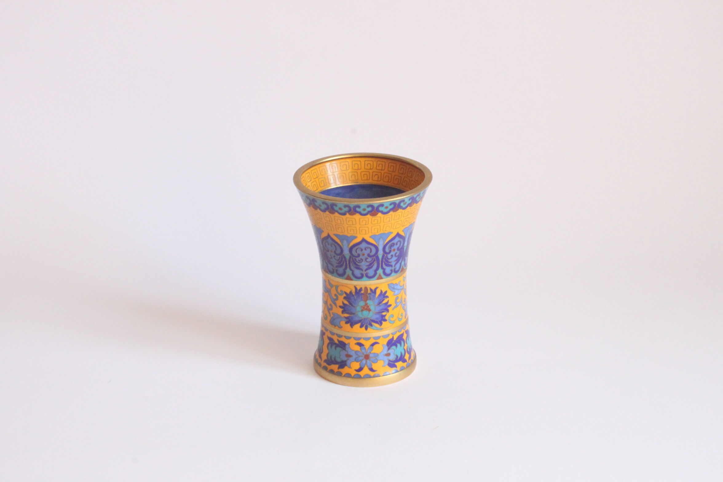 Chinese cloisonné brush pot, 1970s China