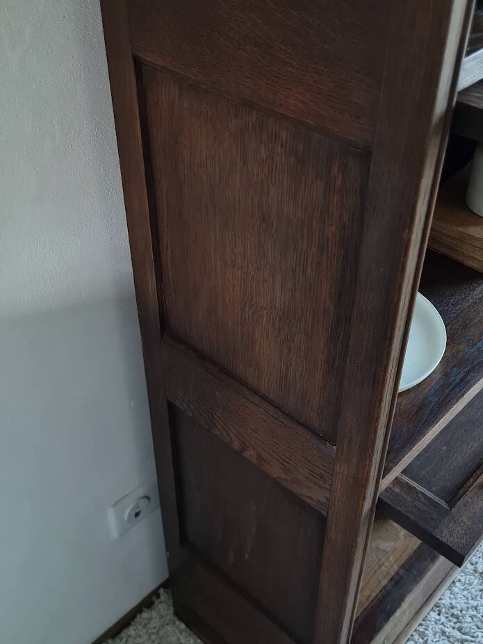 Trade furniture - Pharmacy display cabinet circa the 1960s