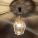 Vintage Apace Age Limburg Glass Pendant Light