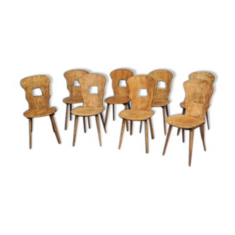 Lot de 8 chaises BAUMANN