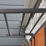 Vintage coat rack with bench and mirror 1960