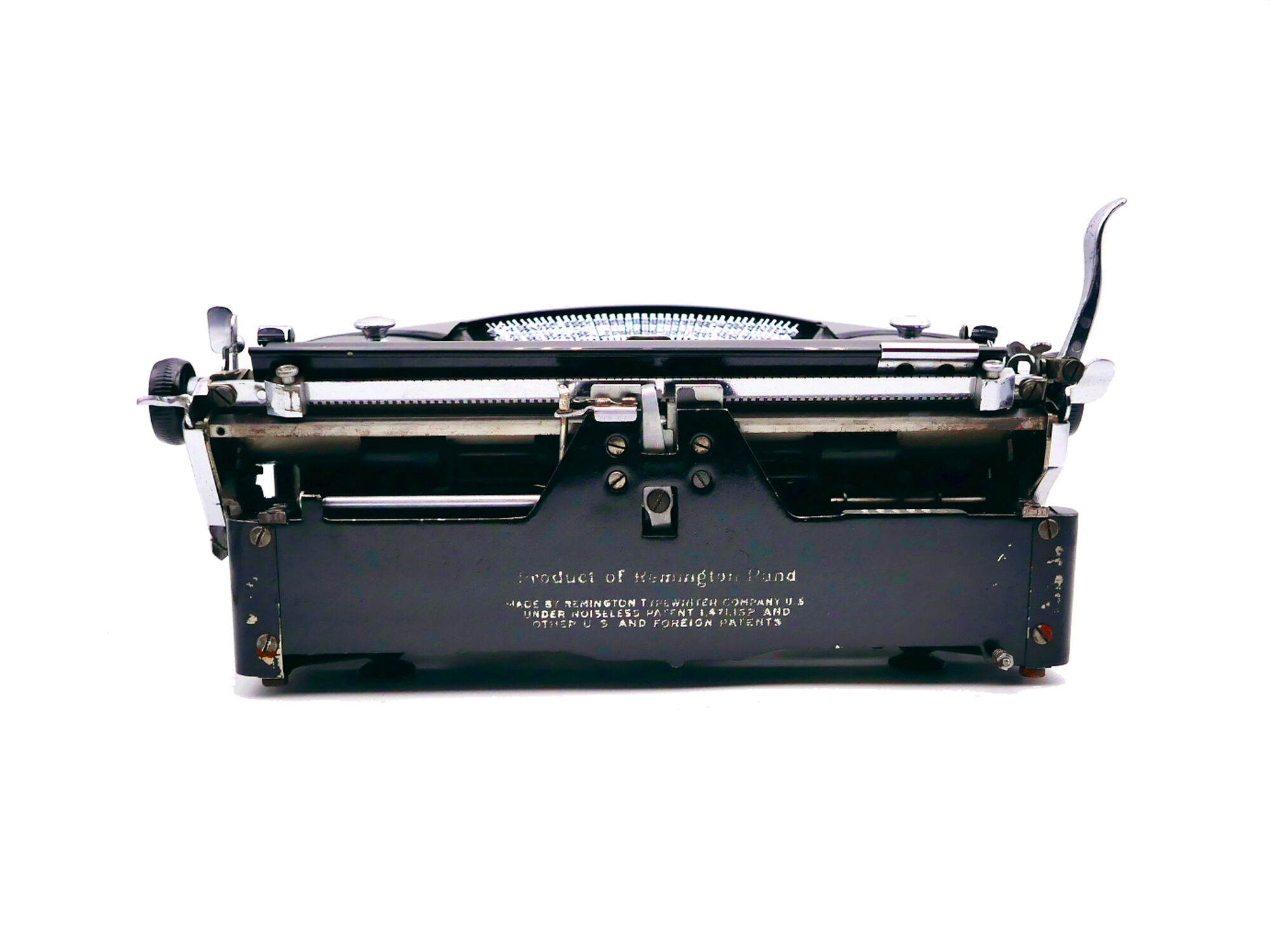 Machine à écrire Remington Noiseless Portable révisée ruban neuf 1932