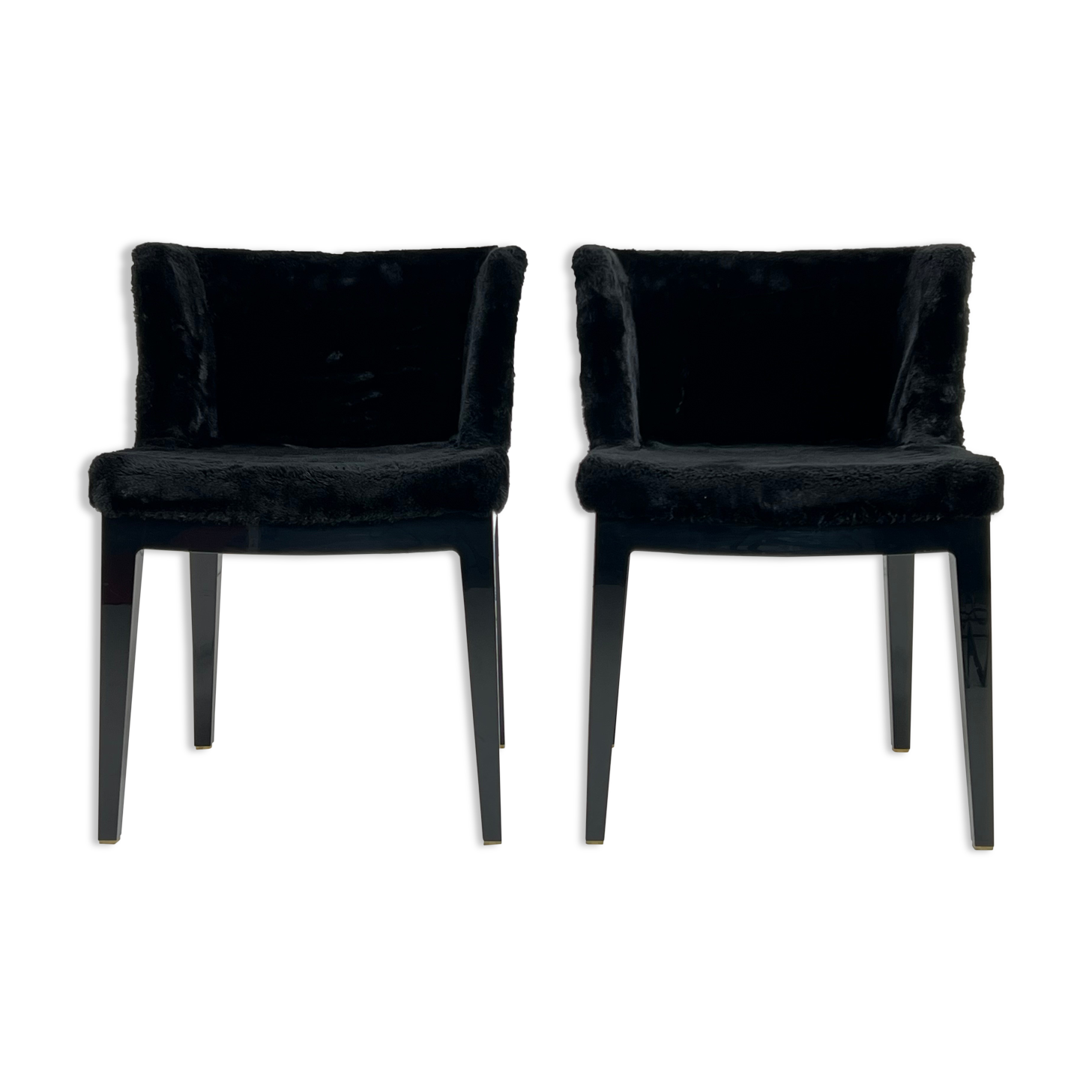 Pair of armchairs Mademoiselle Kravitz design Philippe Starck for Kartell