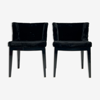 Paire de fauteuils Mademoiselle Kravitz design Philippe Starck pour Kartell