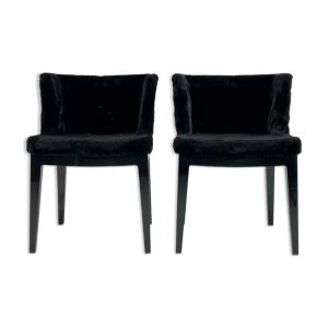 Paire de fauteuils Mademoiselle Kravitz design Philippe starck pour kartell