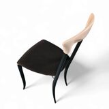 2 x Charme dining chair by Fasem is a slender, yet strong masterpiece 1980s