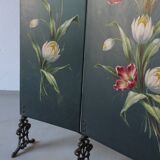 Art Nouveau hand-painted fireplace screen | 1920s