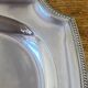 Silver-plated metal plate, Gallia model, Christofle