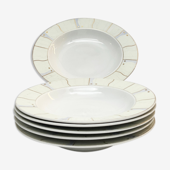 Lot de 6 Assiettes Creuses « Chriss G. Collection »