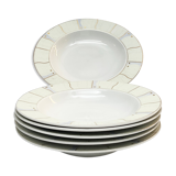 Set of 6 Hollow Plates "Chriss G. Collection"