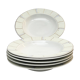 Set of 6 Hollow Plates "Chriss G. Collection"