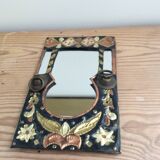 Brass mirror