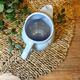 Vintage Lavender Blue Ceramic Pitcher