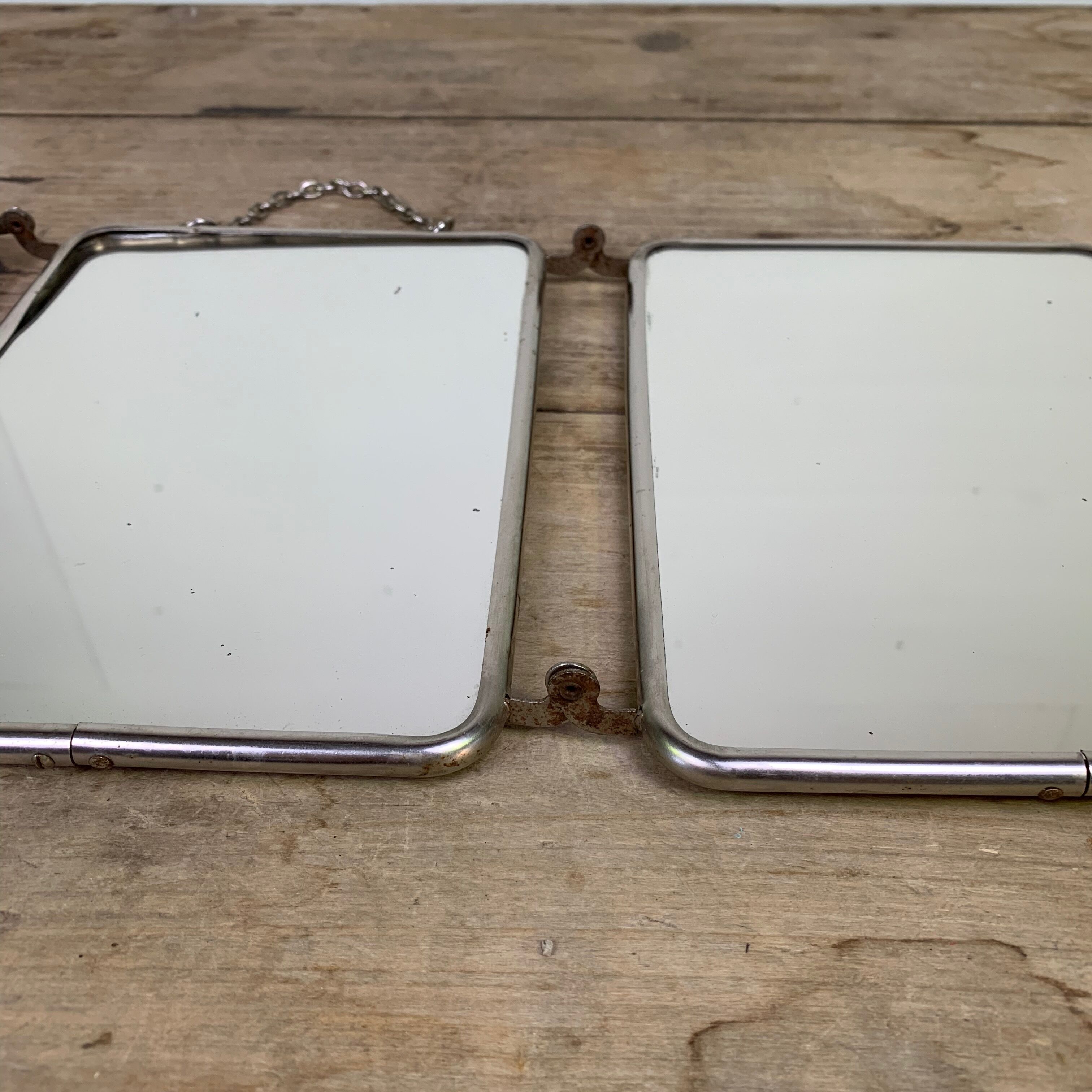 Barber triptych mirror 49,5 x 20,5 cm