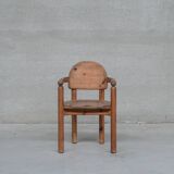 Pine Mid-Century Arm Dining Chairs attr. to Rainer Daumiller (8)