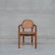 Pine Mid-Century Arm Dining Chairs attr. to Rainer Daumiller (8)
