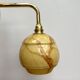 Clichy vintage glass wall light  marbled effect