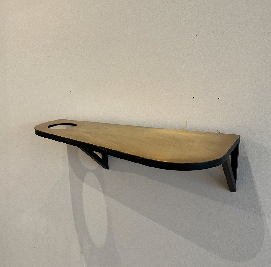 Wall shelf Jean in Serax gilded metal