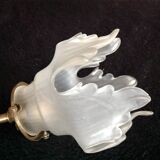 Swan collar wall sconce