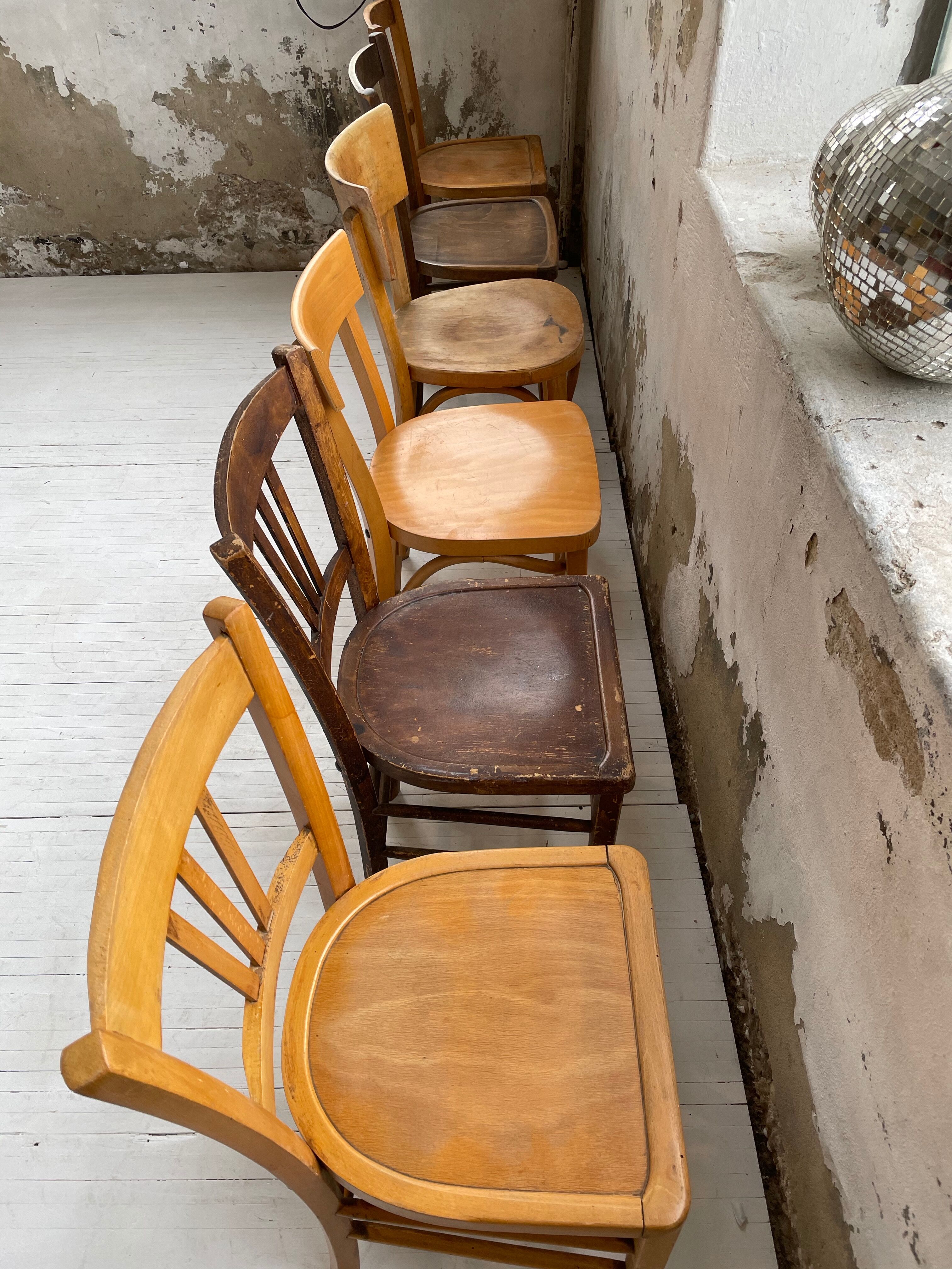 Set 6 chairs bistro Luterma Baumann