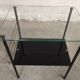 Tablet-end sofa of the 60s in glass