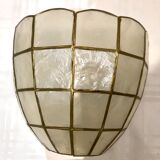 Pair of mother-of-pearl shell sconces