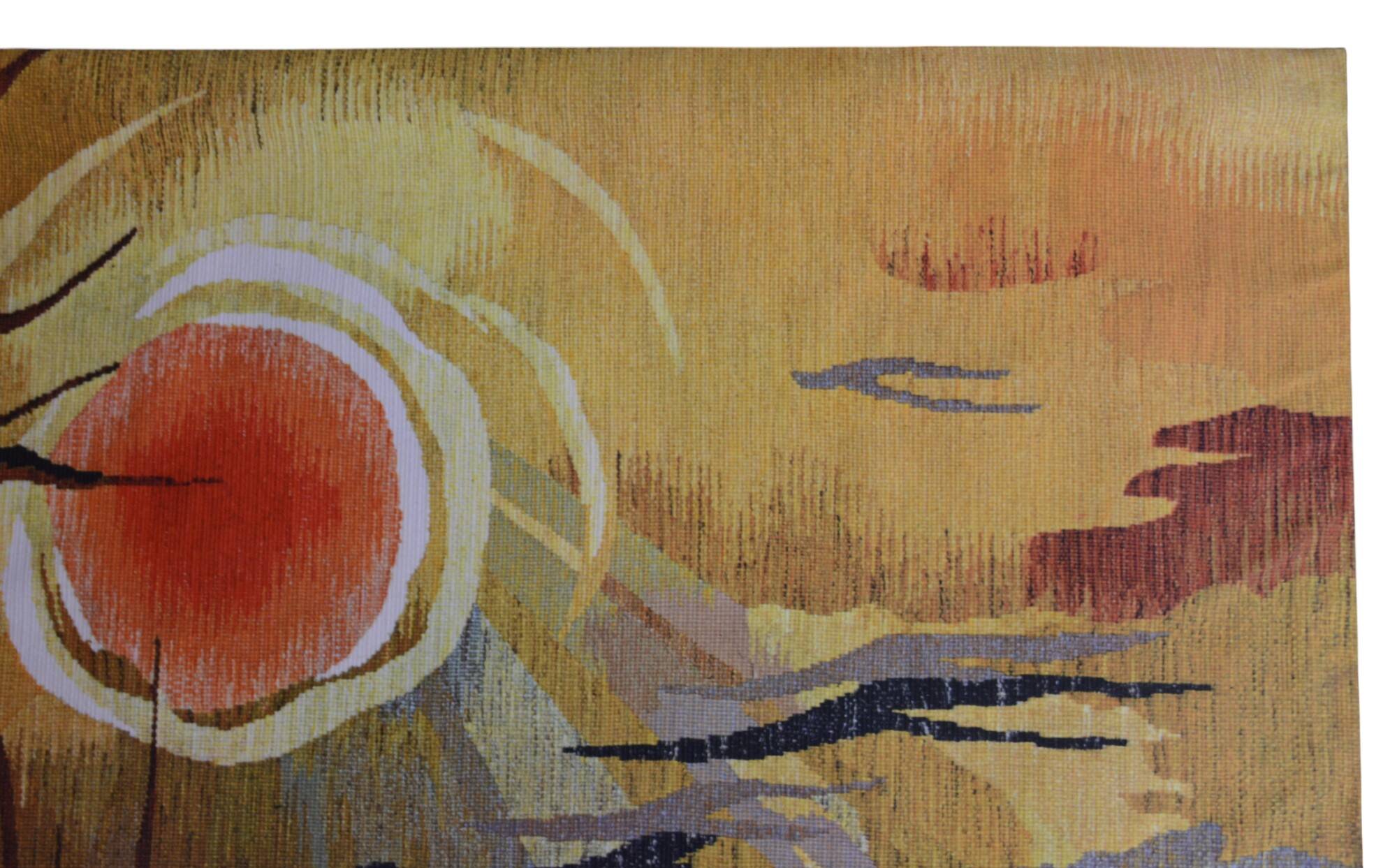 Decorative wall tapestry - Autumn Evening, Le Guen - Sunset