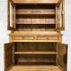 Buffet vaisselier 2 corps en pin du début du siècle