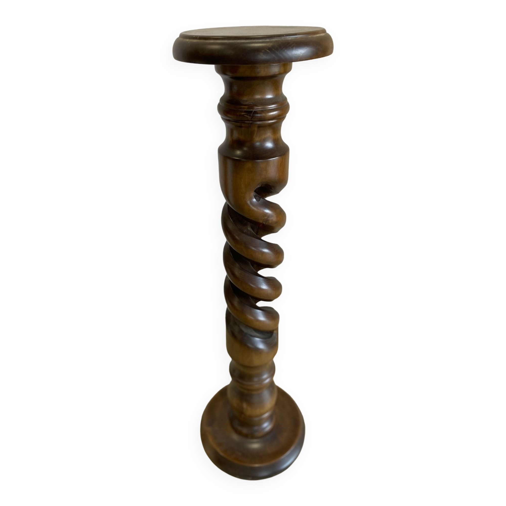 Spiral wooden column