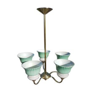 lustre bronze et opaline