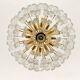 Large Austrian Palazzo Ice Glass Chandelier by J.T. Kalmar