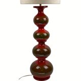 Ceramic space age floor or table lamp by Kaiser Leuchten, 1960s