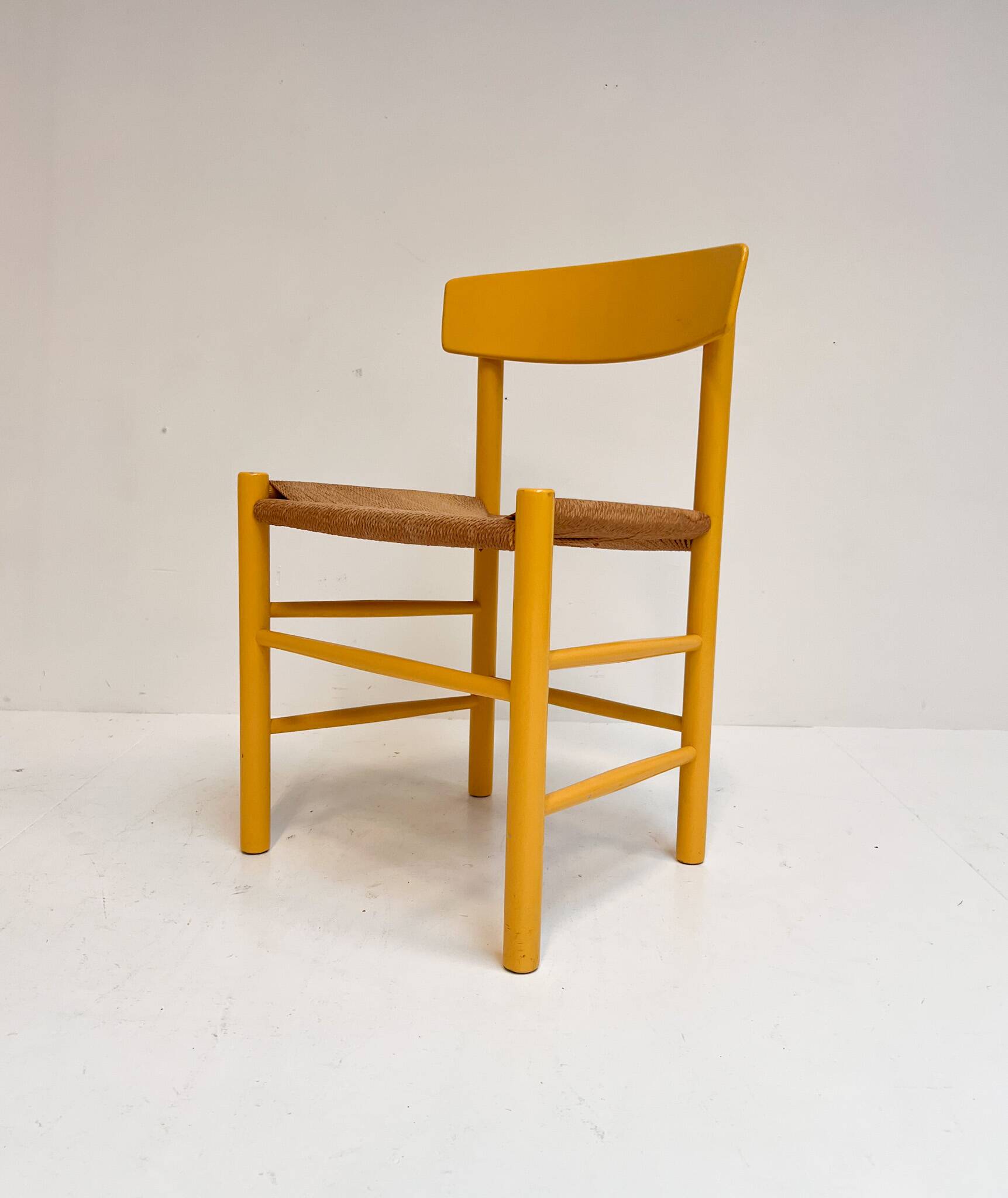 Set of 4 Model J39 chairs by Borge Mogensen for FDB Mobler, 1970s