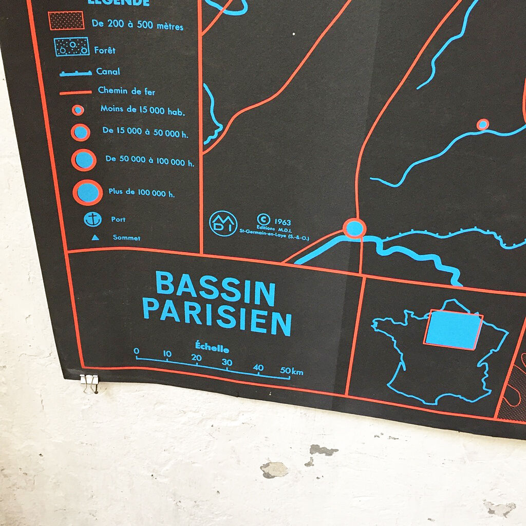 Card basin Paris & massive school central