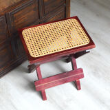 Tabouret Pliable en cannage