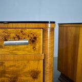 1942s set of bedside tables by Jindrich Halabala, Czechoslovakia