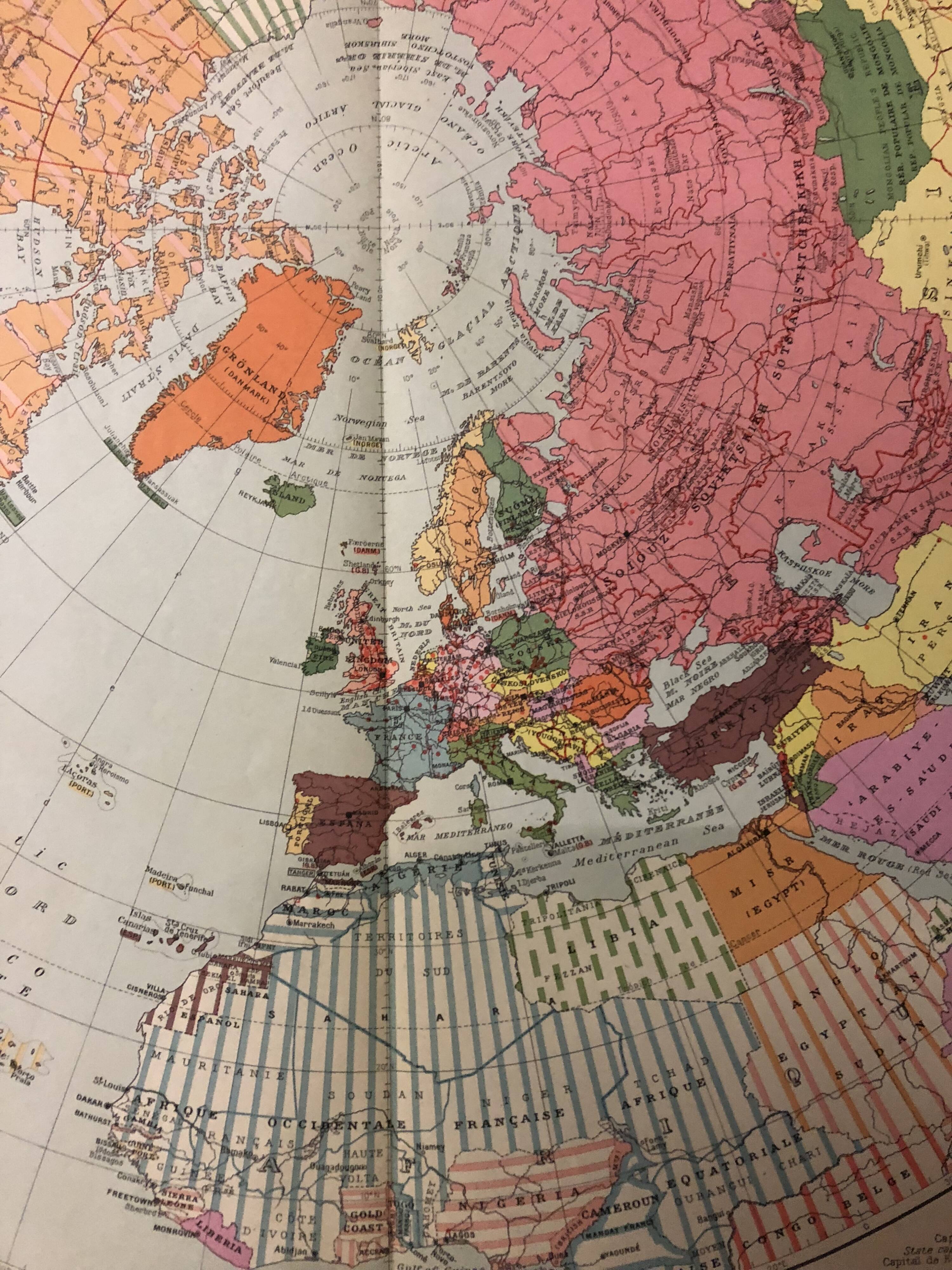 Map of the world map old policy northern hemisphere